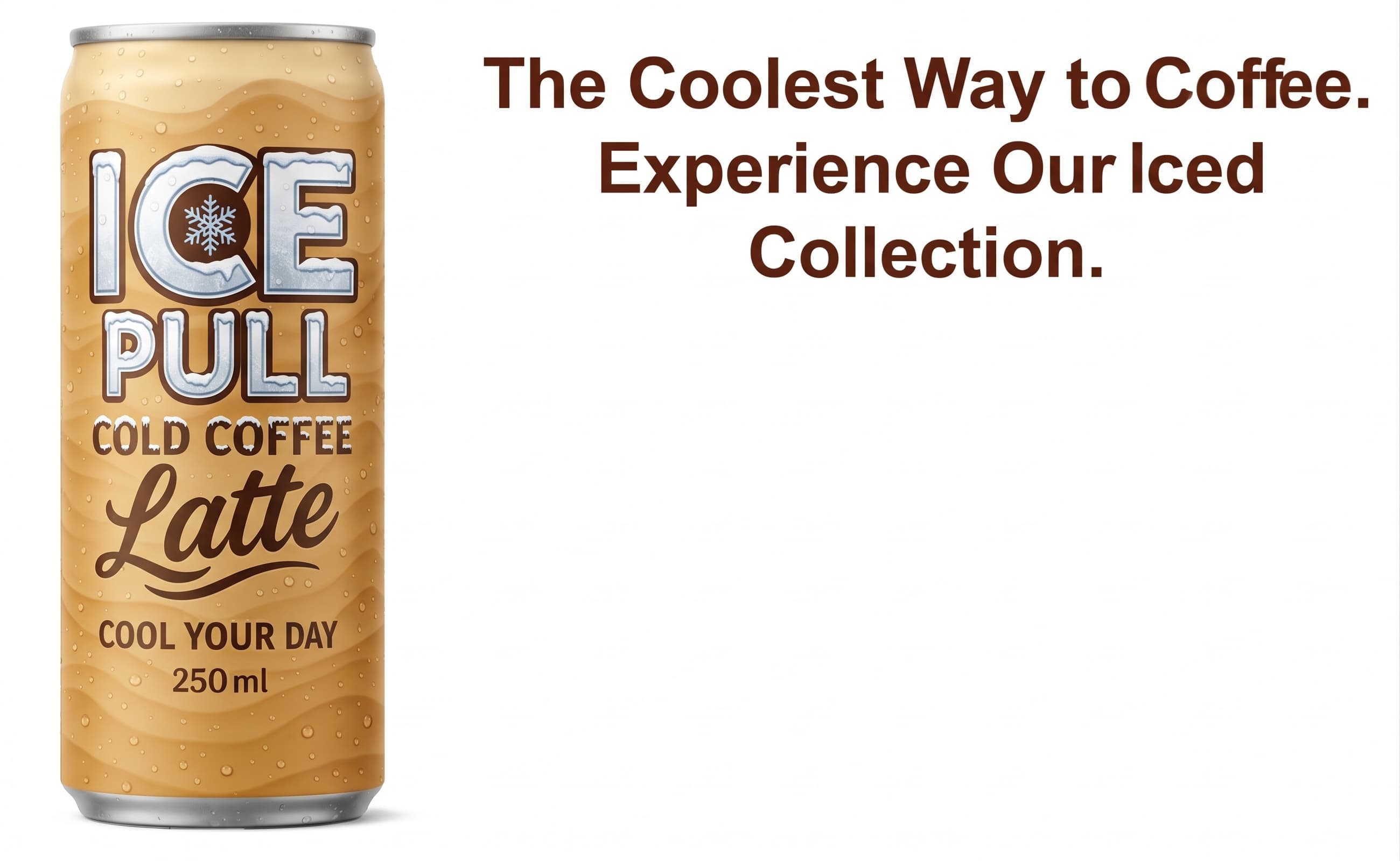 Ice Pull Cold Coffee Latte - The Coolest Way to Coffee. Experience Our Iced Collection.