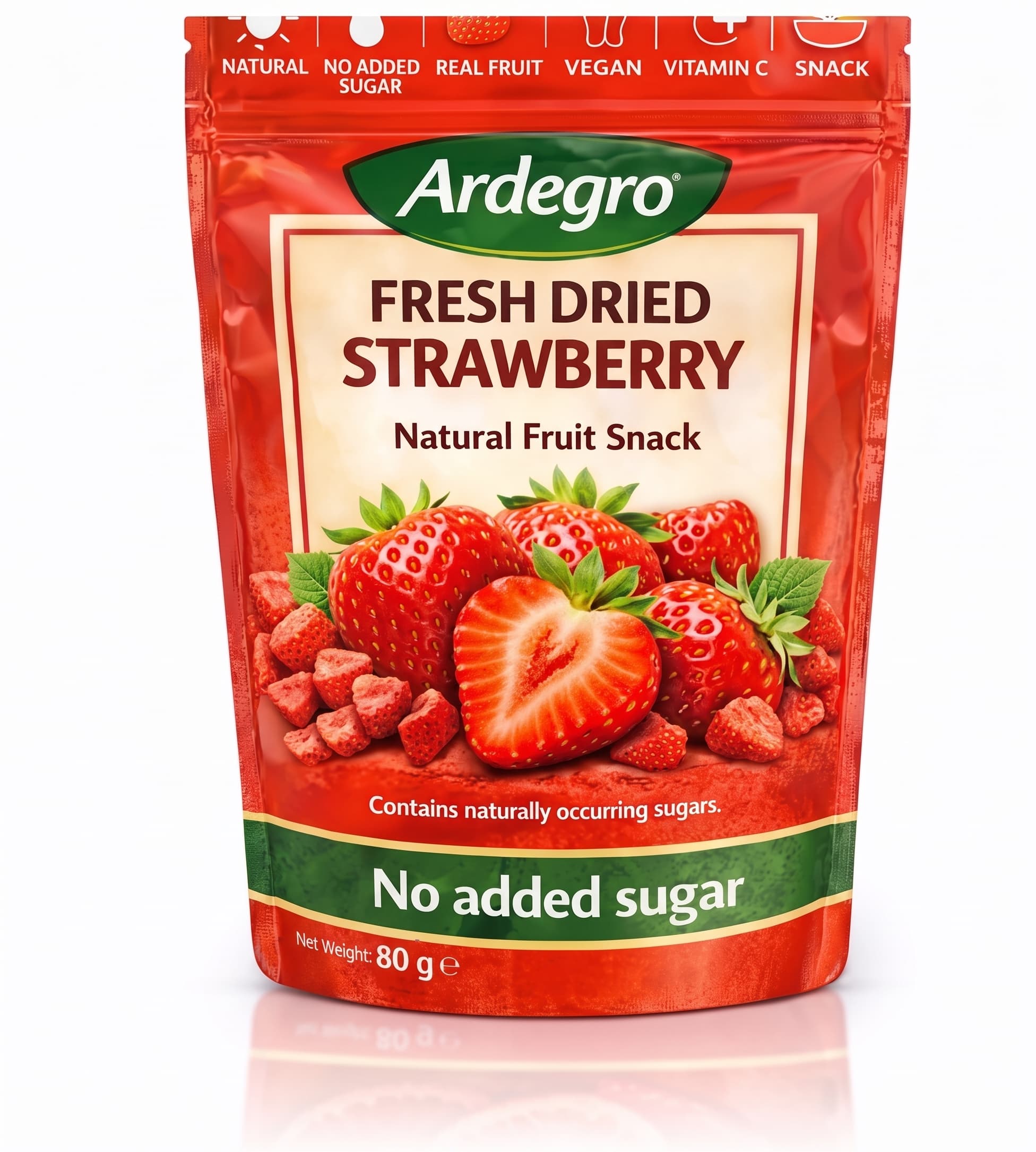 ARDEGRO Fresh Dried Strawberry