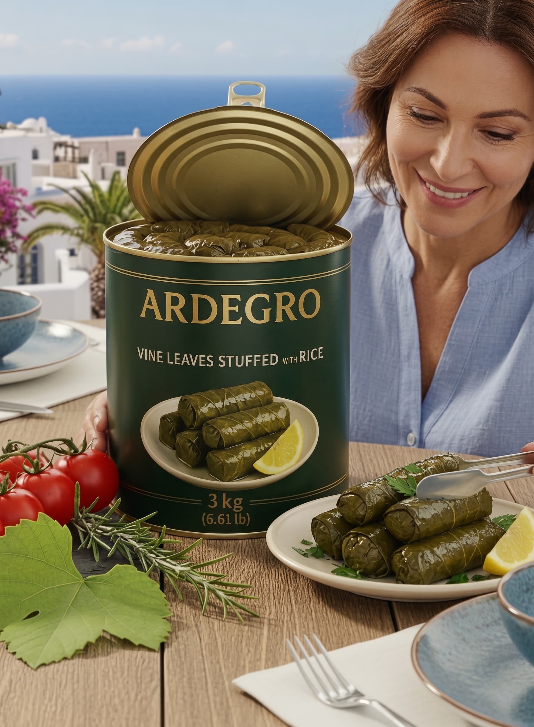 ARDEGRO Vine Leaves Stuffed with Rice