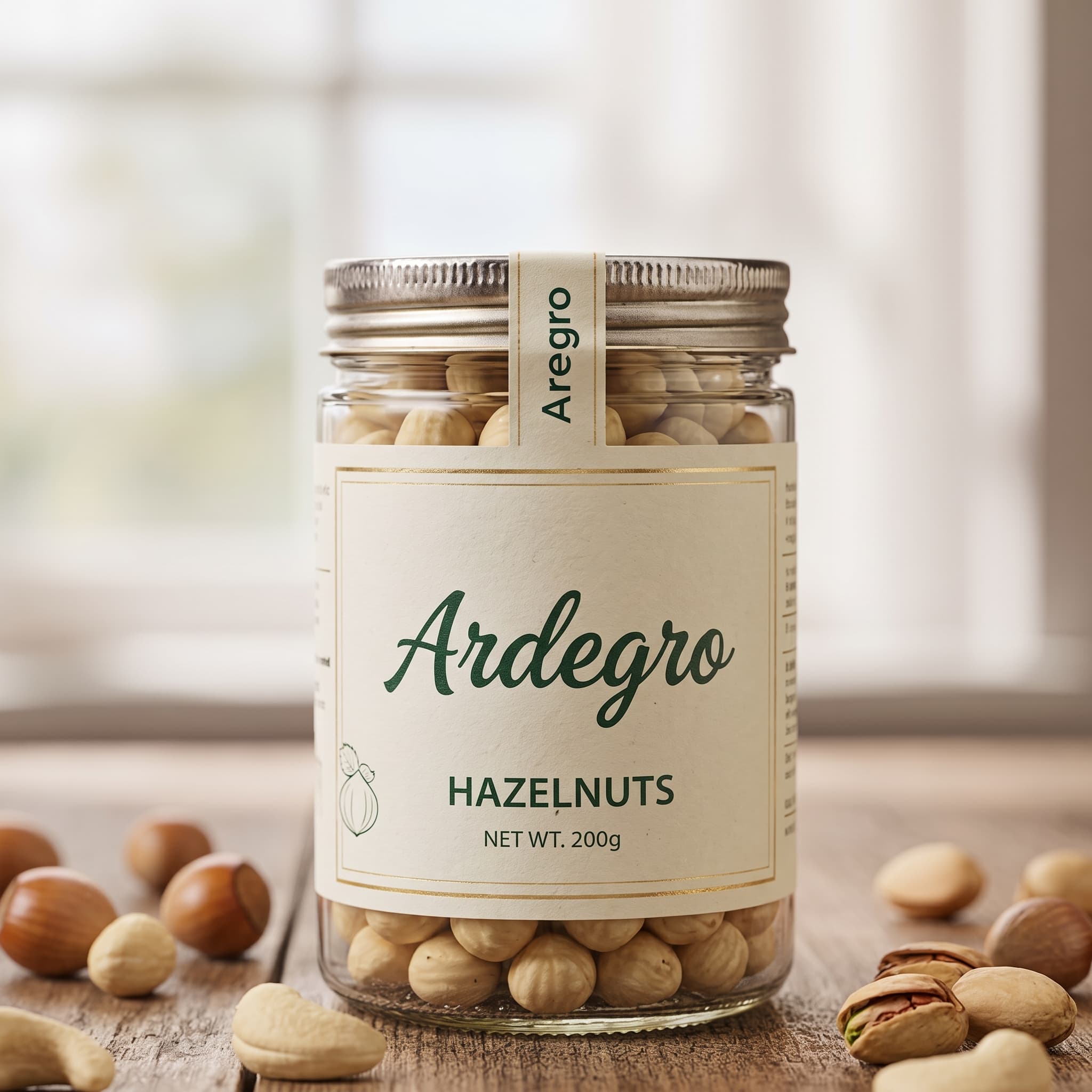 Hazelnuts (Glass Jar)